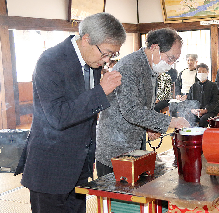 令和8年米泉寺護持会総会の様子
